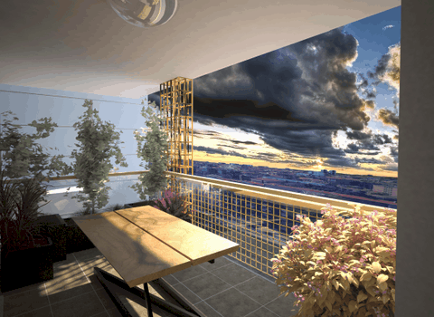 rendering progettazione terrazzi