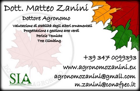 Contatti Agronomo Zanini